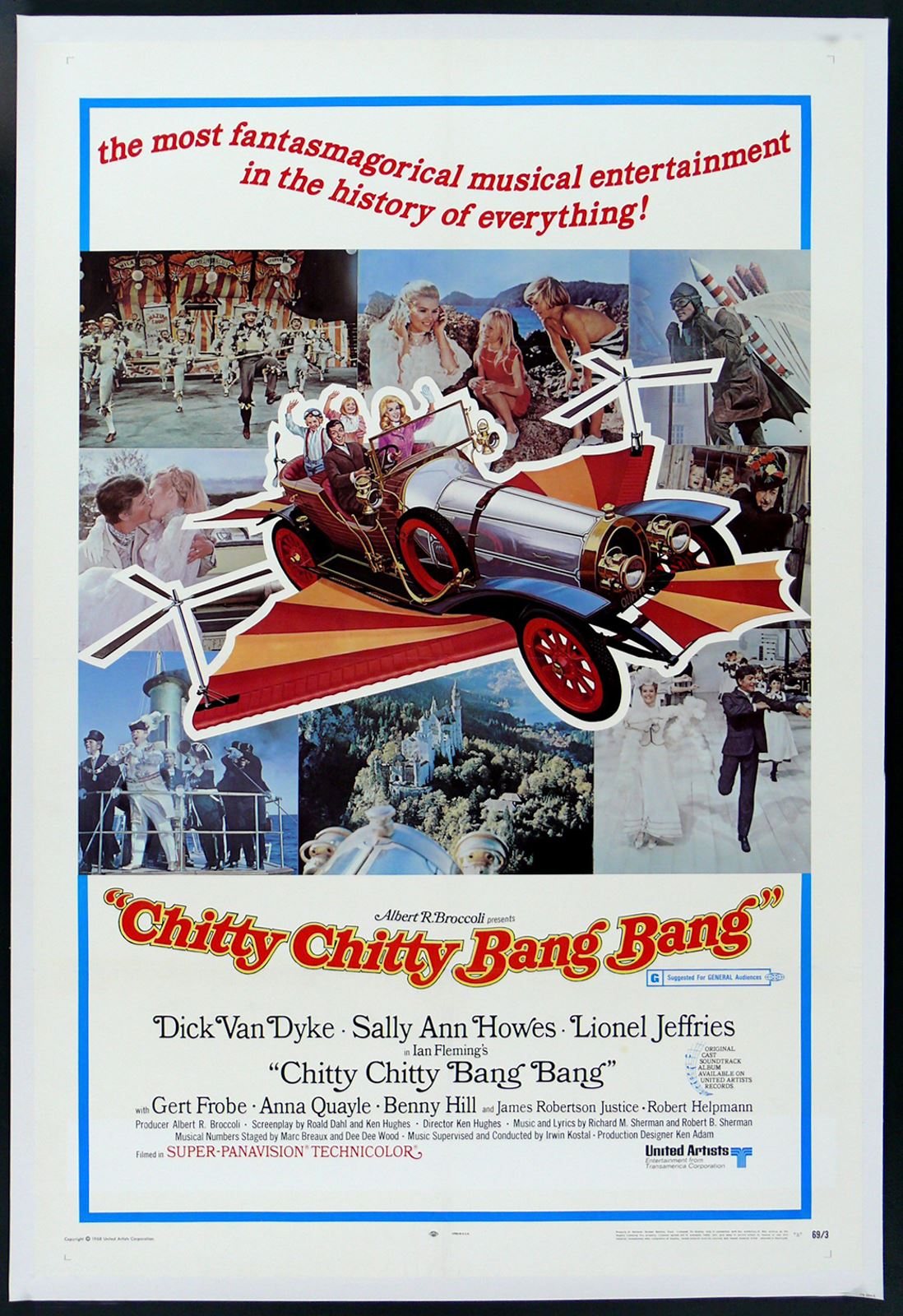Original Chitty Chitty Bang Bang movie poster