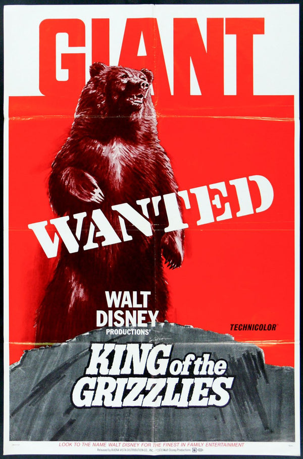 Original King of the Grizzlies movie poster