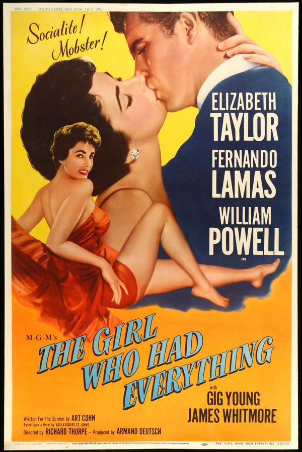 Original The Girl Who Had Everything movie poster