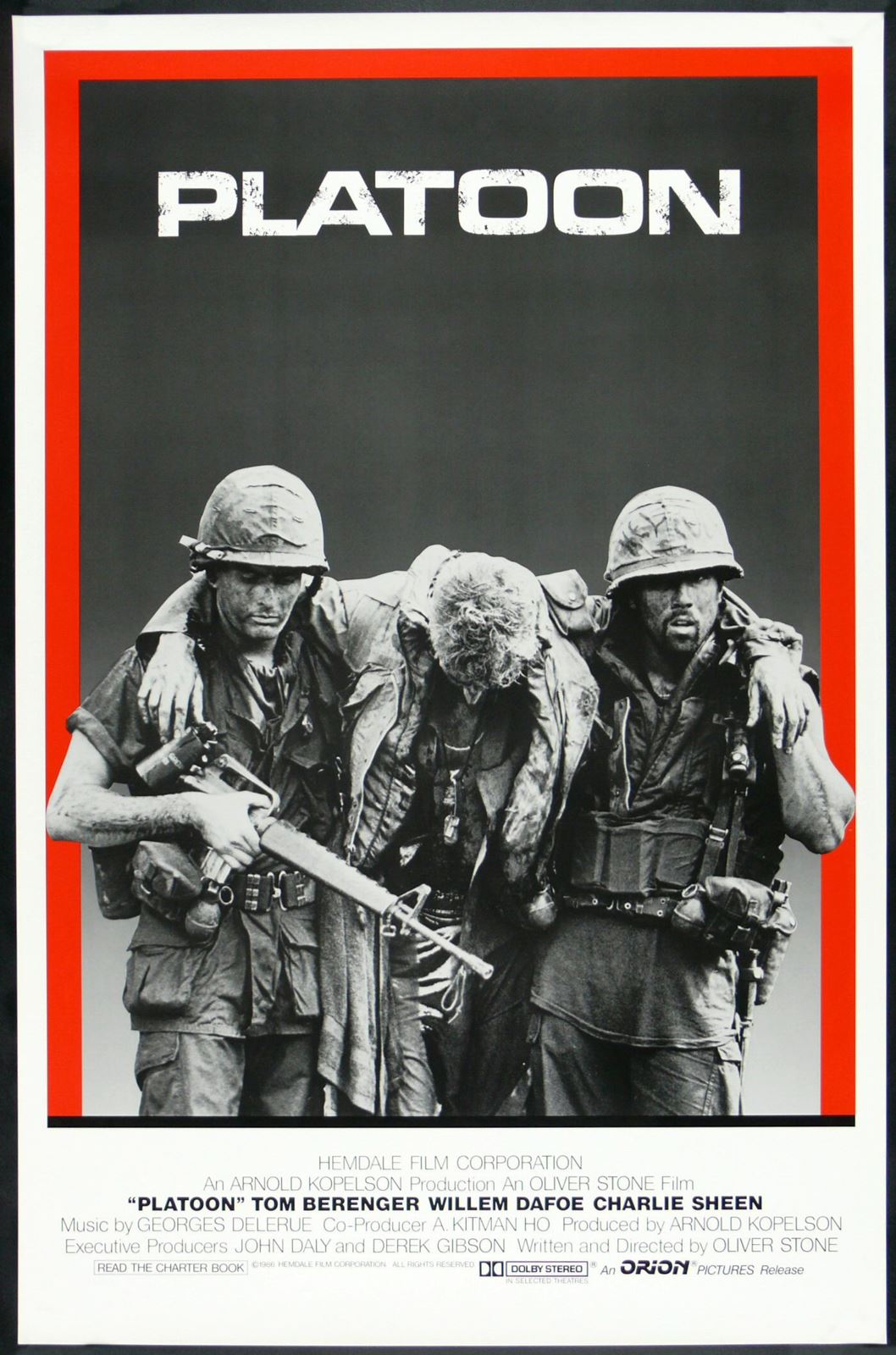Original Platoon movie poster