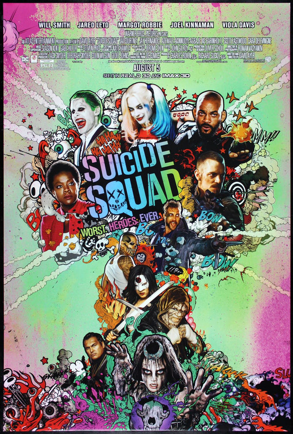 Original Suicide Squad movie poster