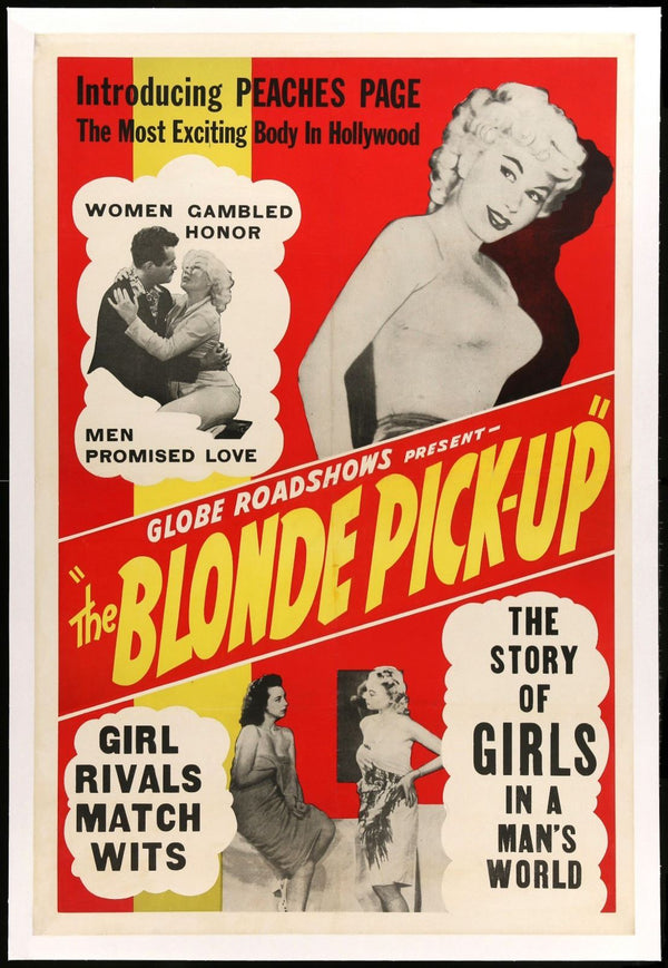 Original THE BLONDE PICK-UP movie poster