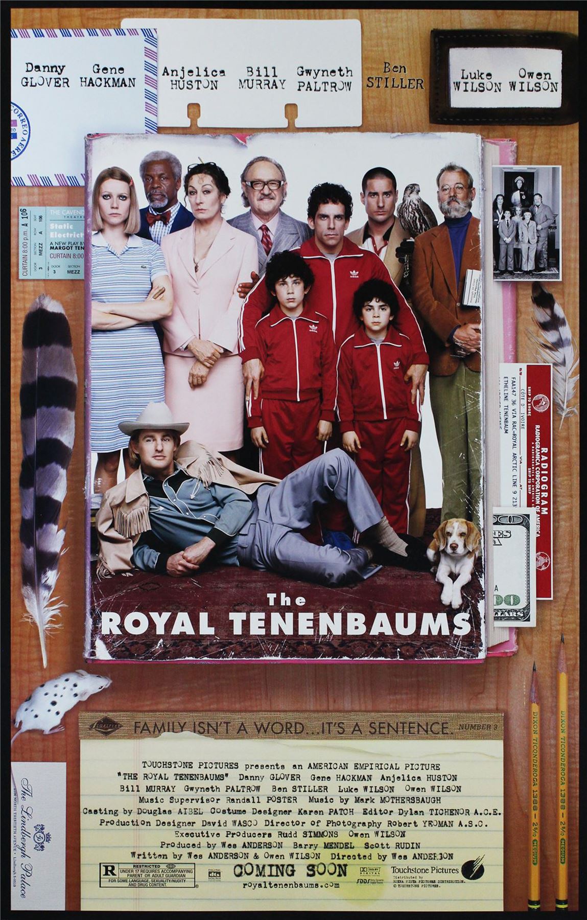 Original The Royal Tenenbaums movie poster