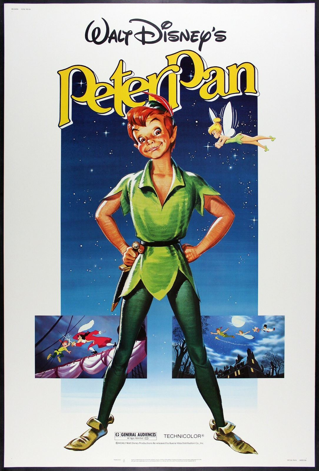 Original Peter Pan movie poster
