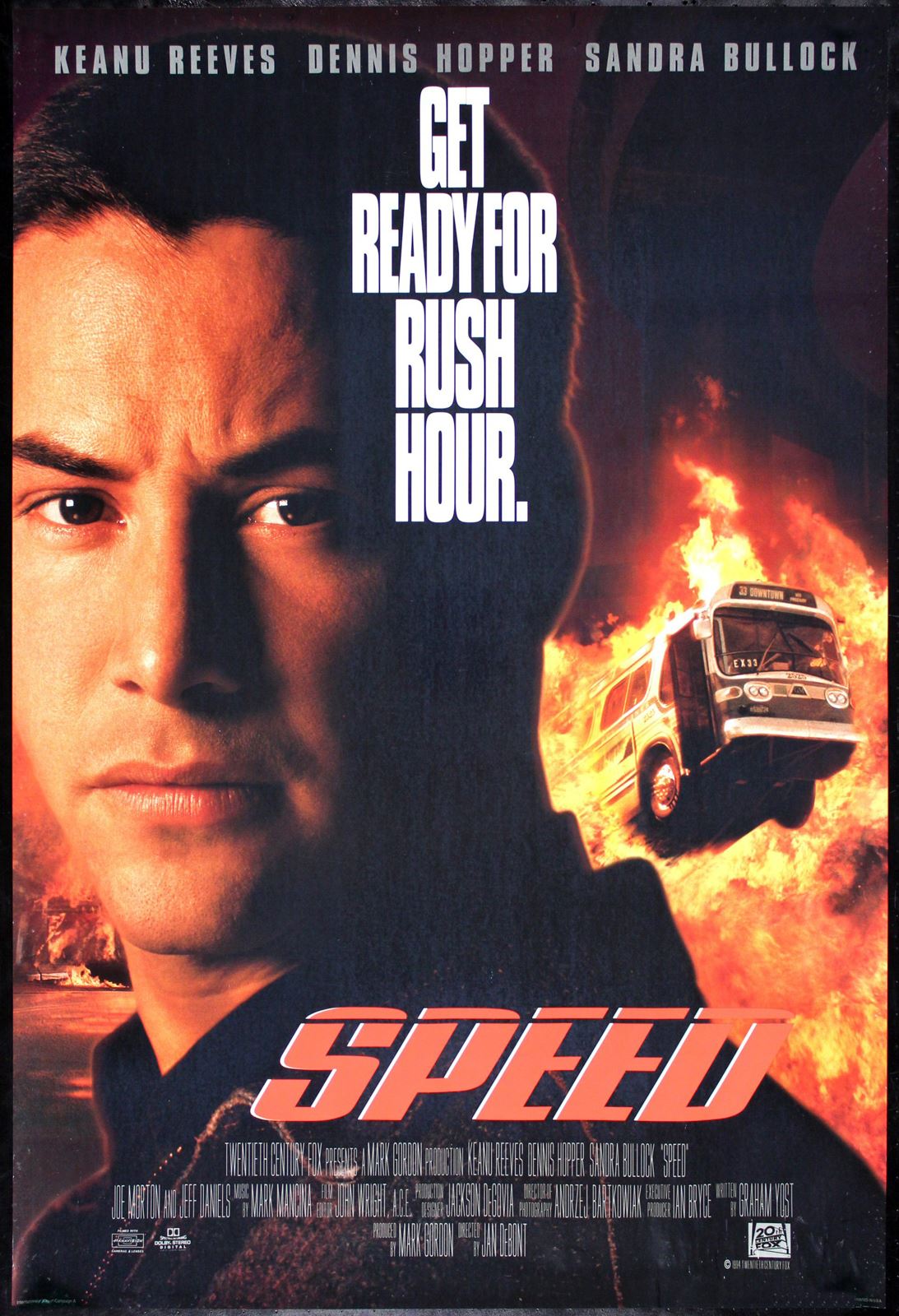 Original Speed movie poster