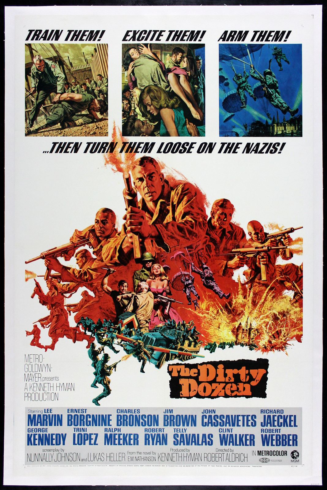 Original The Dirty Dozen movie poster