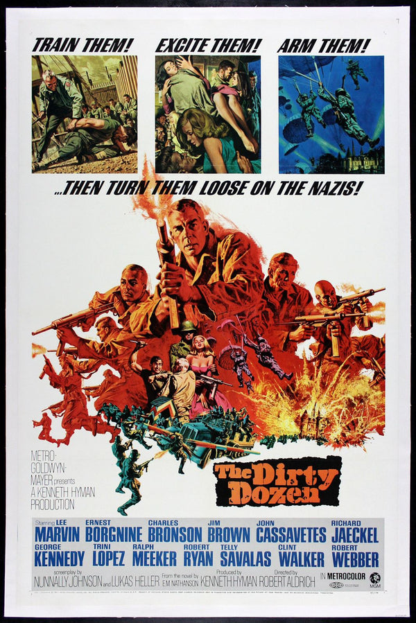 Original The Dirty Dozen movie poster