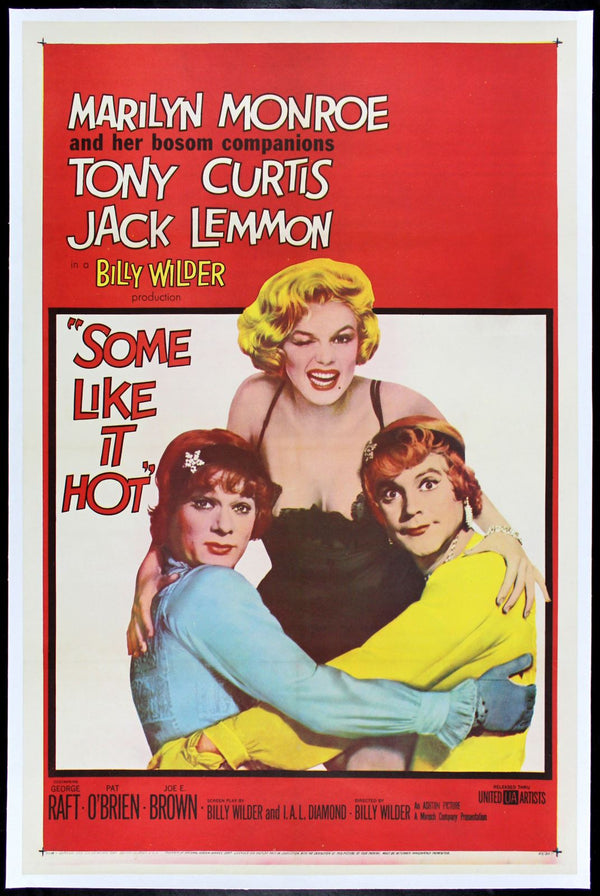 Original Some Like It Hot movie poster