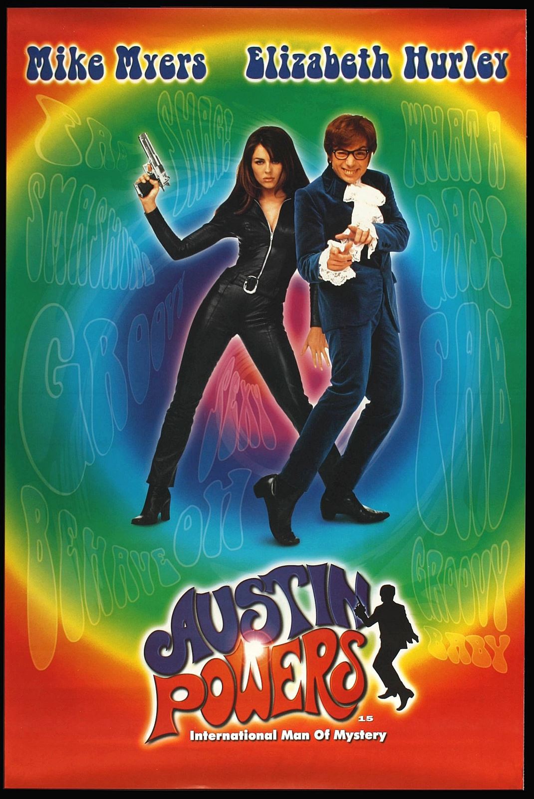 Original Austin Powers: International Man of Mystery movie poster