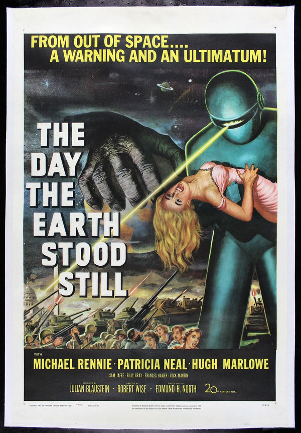 Original The Day the Earth Stood Still movie poster