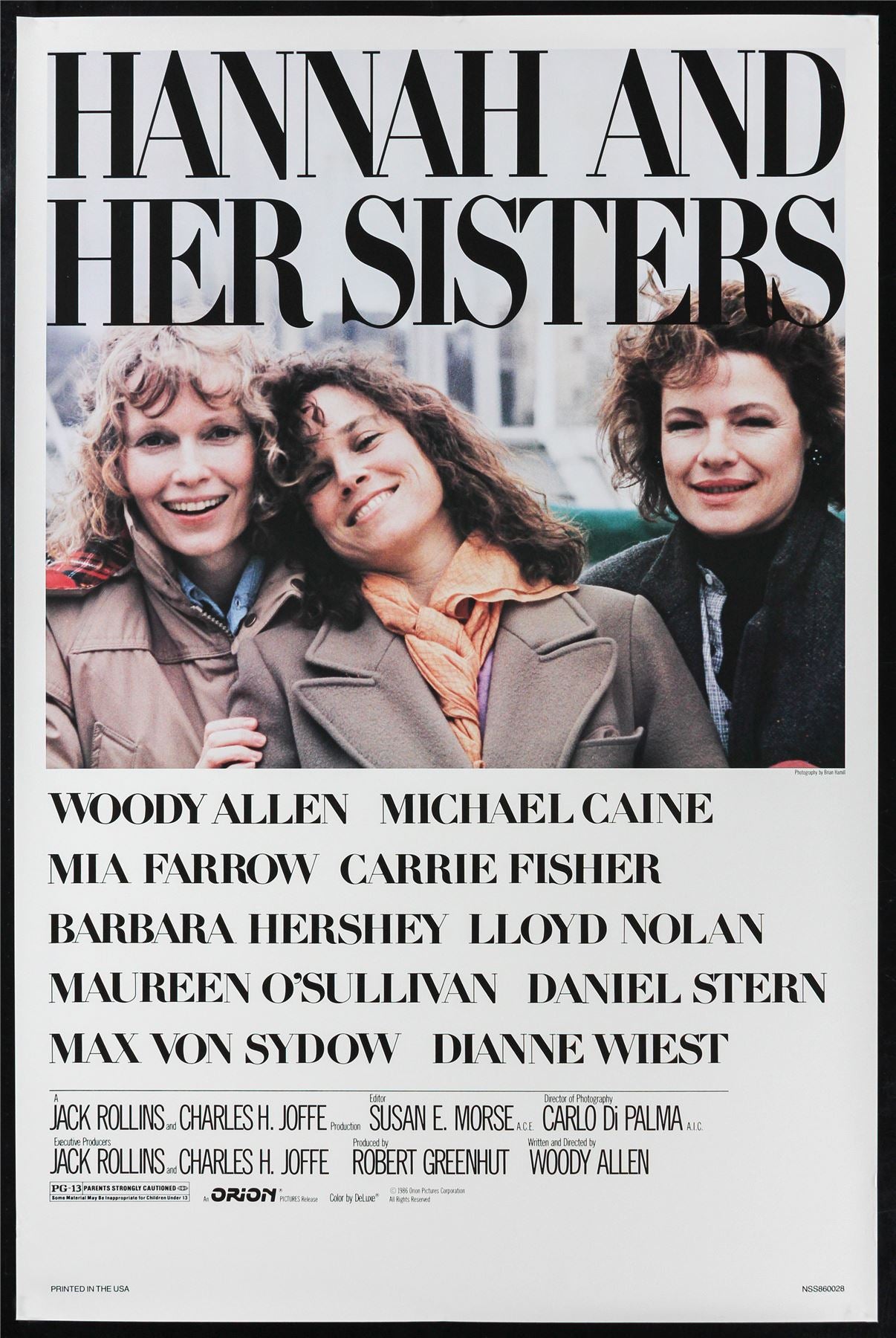 Original Hannah and Her Sisters movie poster