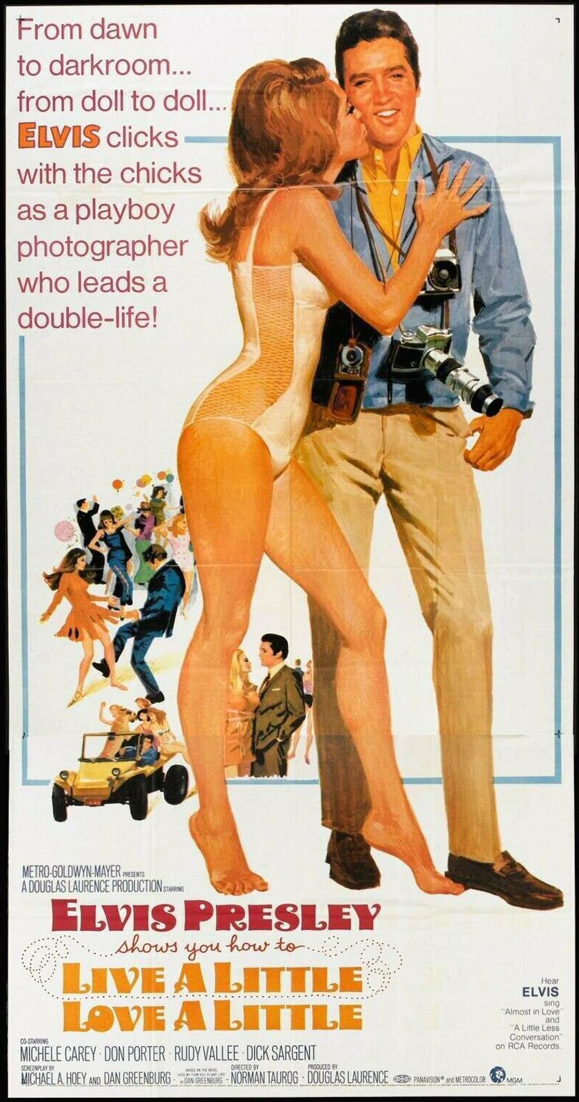 Original Live a Little, Love a Little movie poster