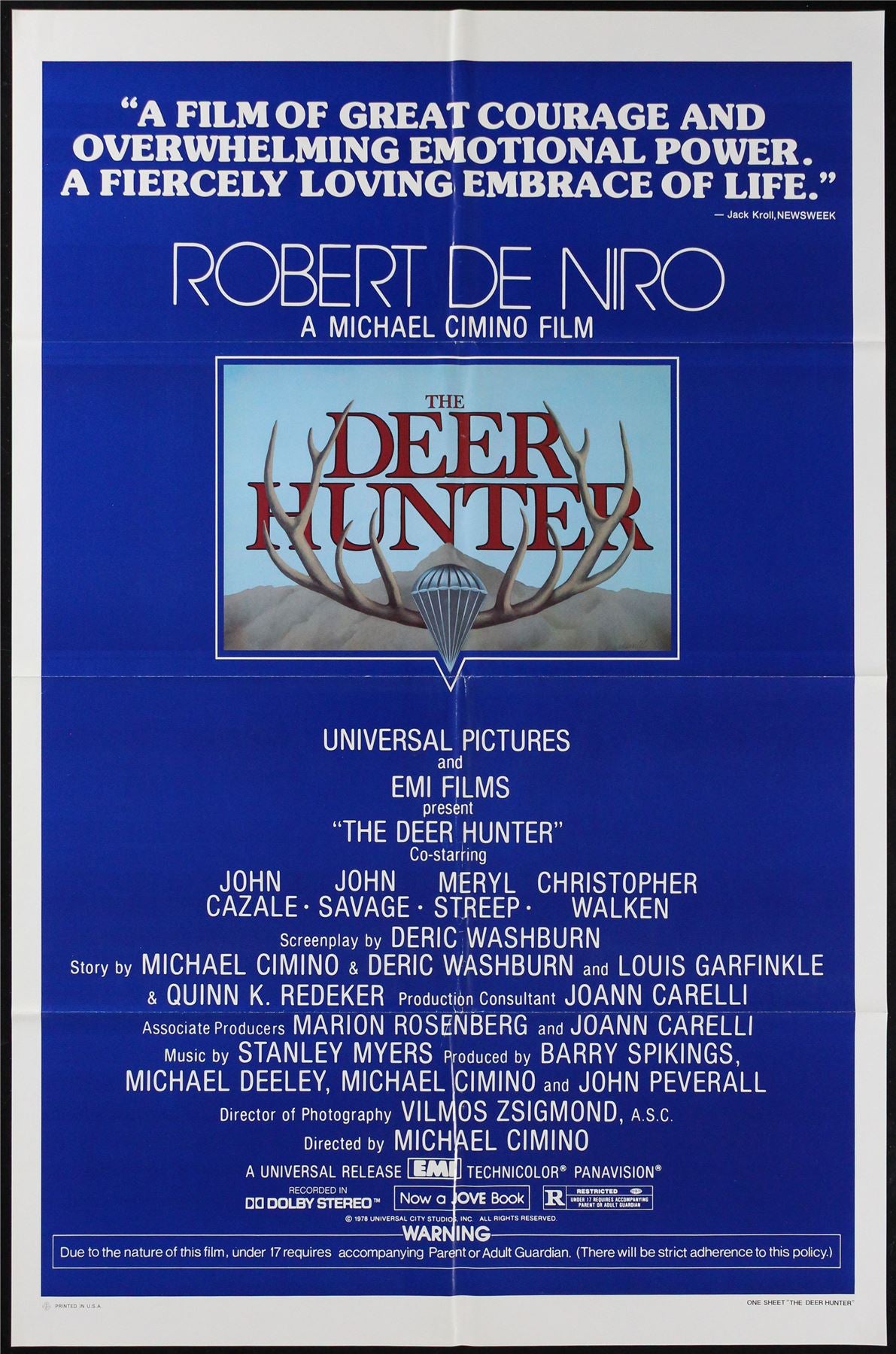 Original The Deer Hunter movie poster