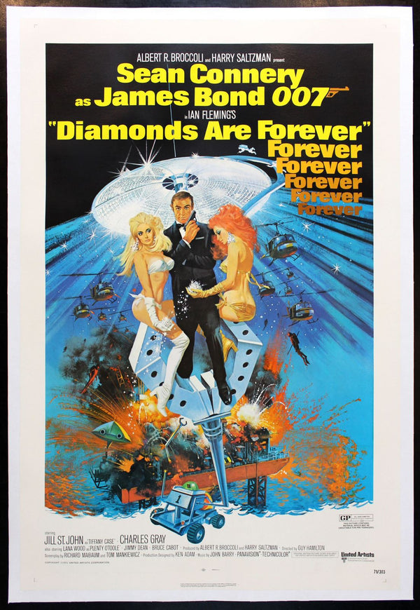 Original Diamonds Are Forever movie poster