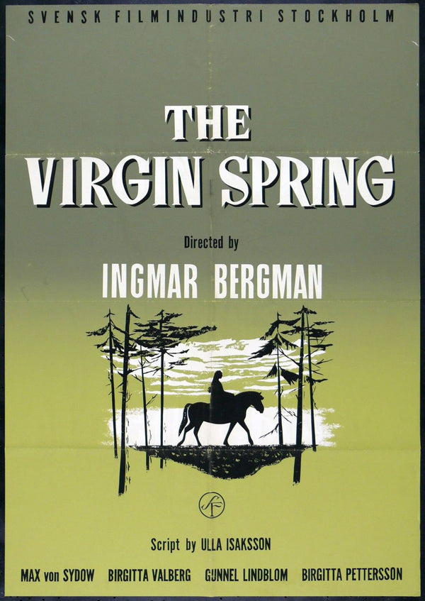 Original The Virgin Spring movie poster