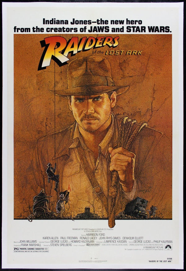 Original Raiders of the Lost Ark movie poster