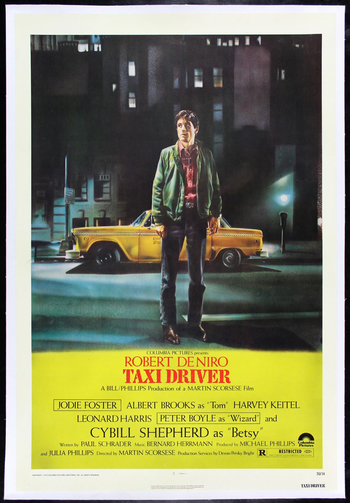 Original Taxi Driver movie poster