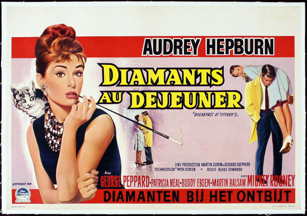 Original Breakfast at Tiffany's movie poster