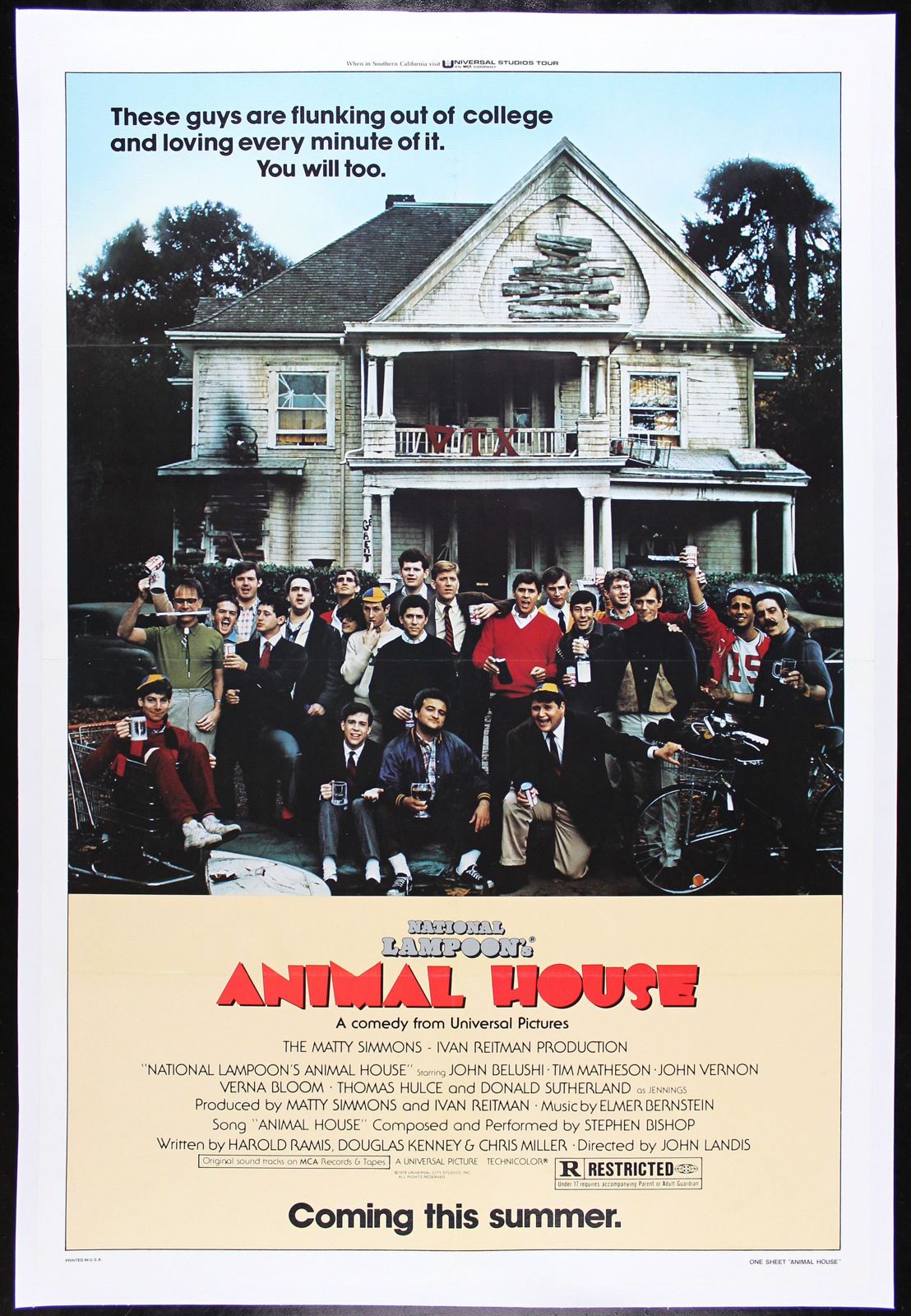 Original Animal House movie poster