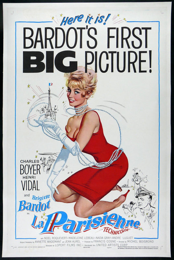 Original La Parisienne movie poster