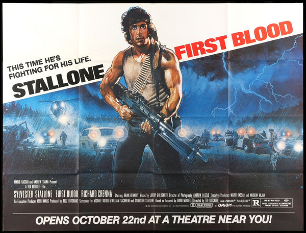 Original First Blood movie poster