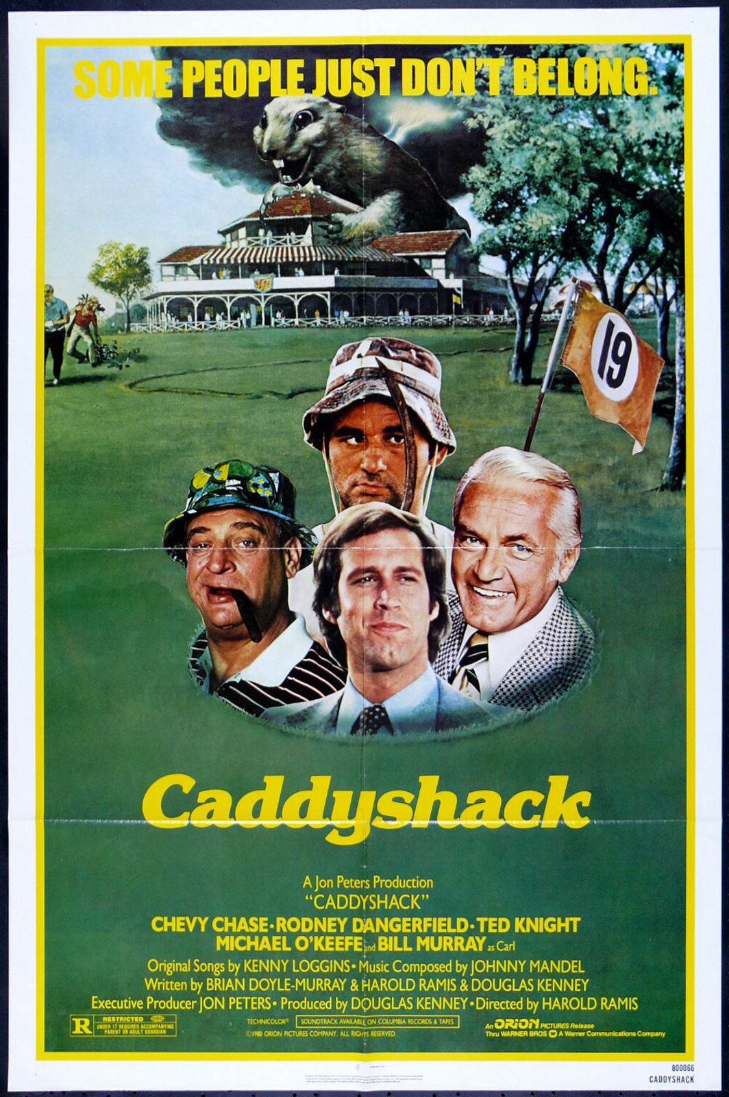 Original Caddyshack movie poster
