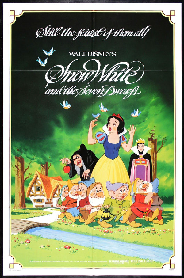 Original Snow White and the Seven Dwarfs movie poster