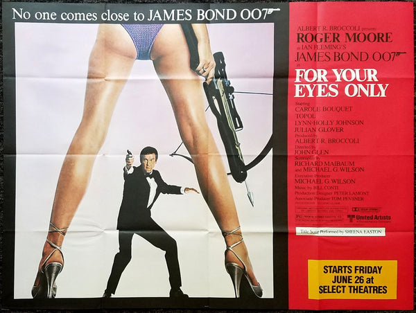 Original For Your Eyes Only movie poster