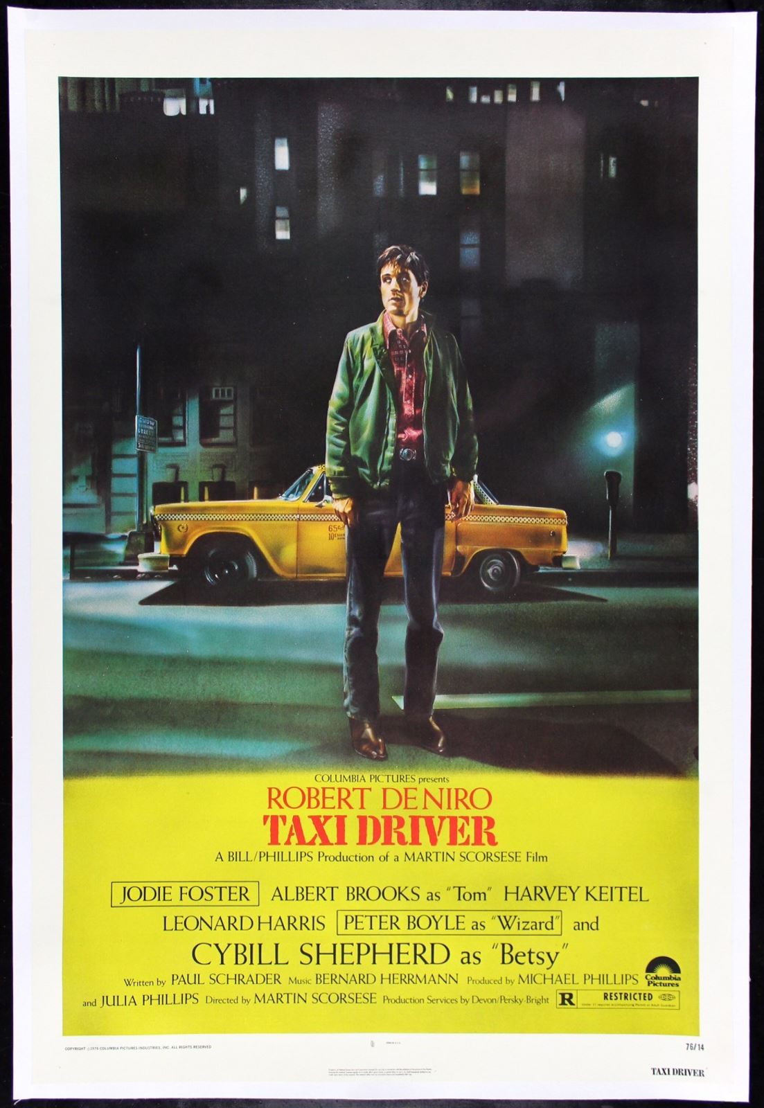 Original Taxi Driver movie poster