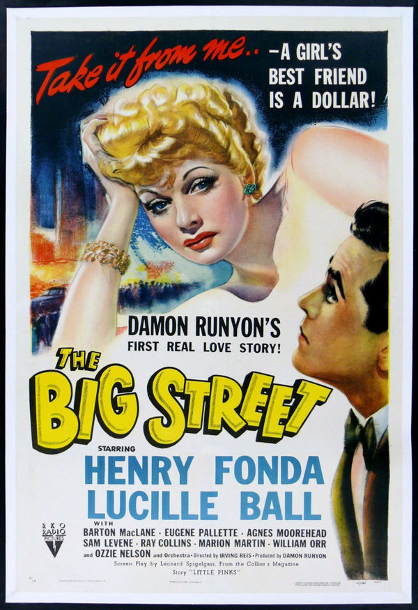 Original Big Street movie poster