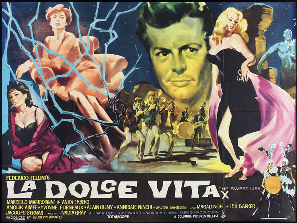 Original La Dolce Vita movie poster