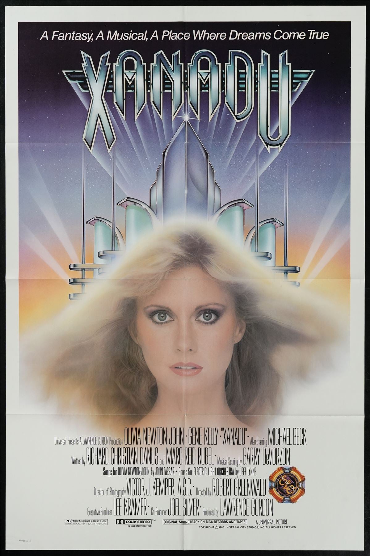 Original Xanadu movie poster