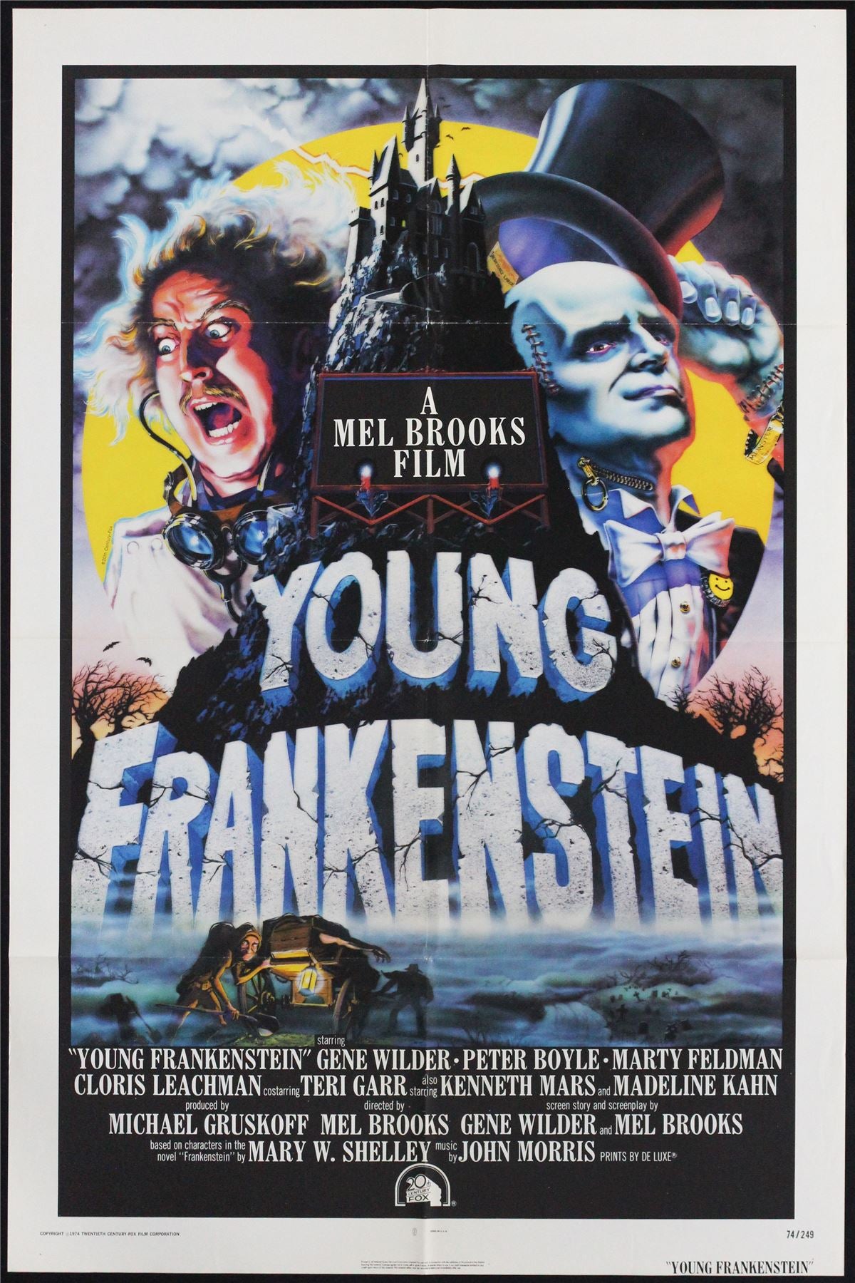 Original Young Frankenstein movie poster