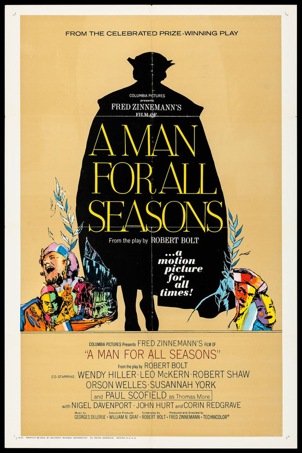 Original A Man for All Seasons movie poster