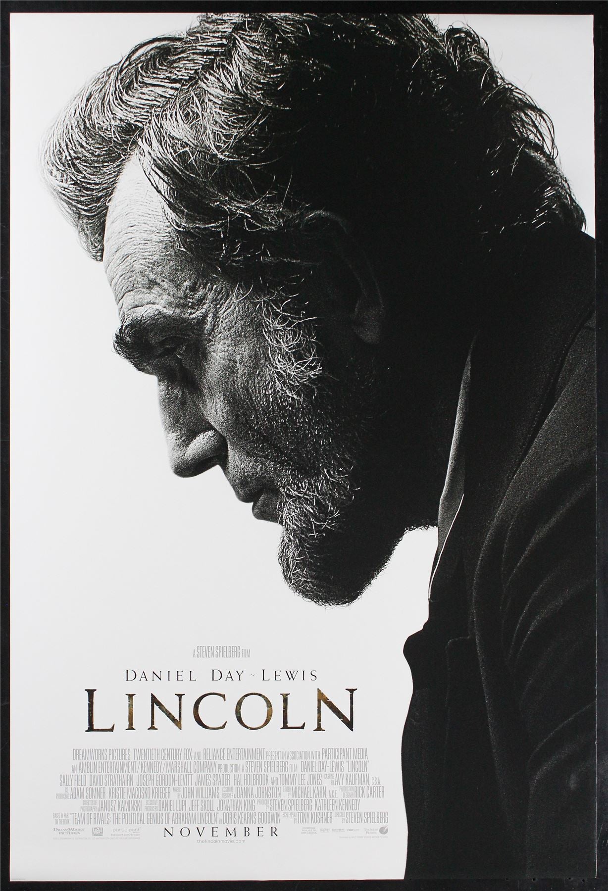 Original Lincoln movie poster