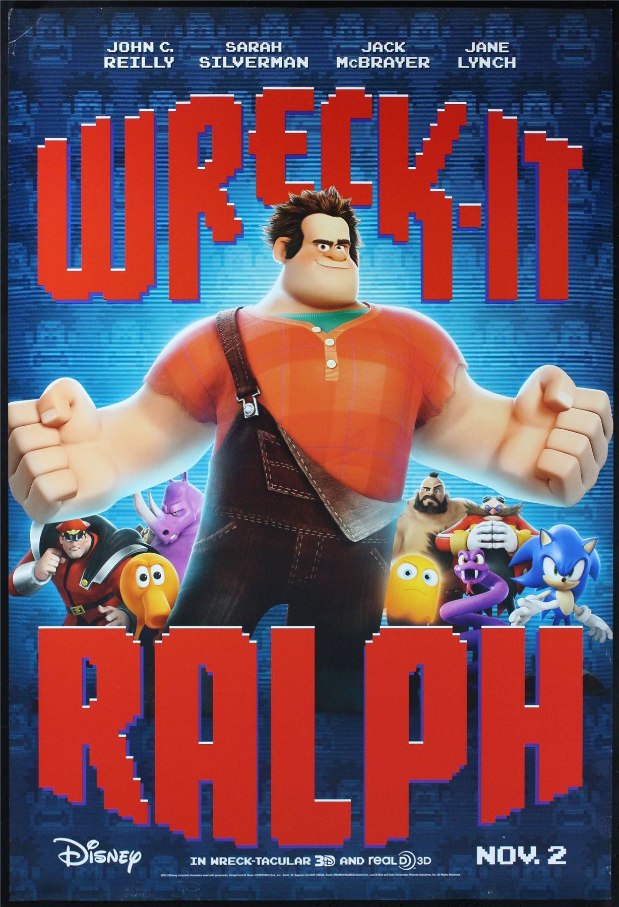 Original Wreck It Ralph movie poster