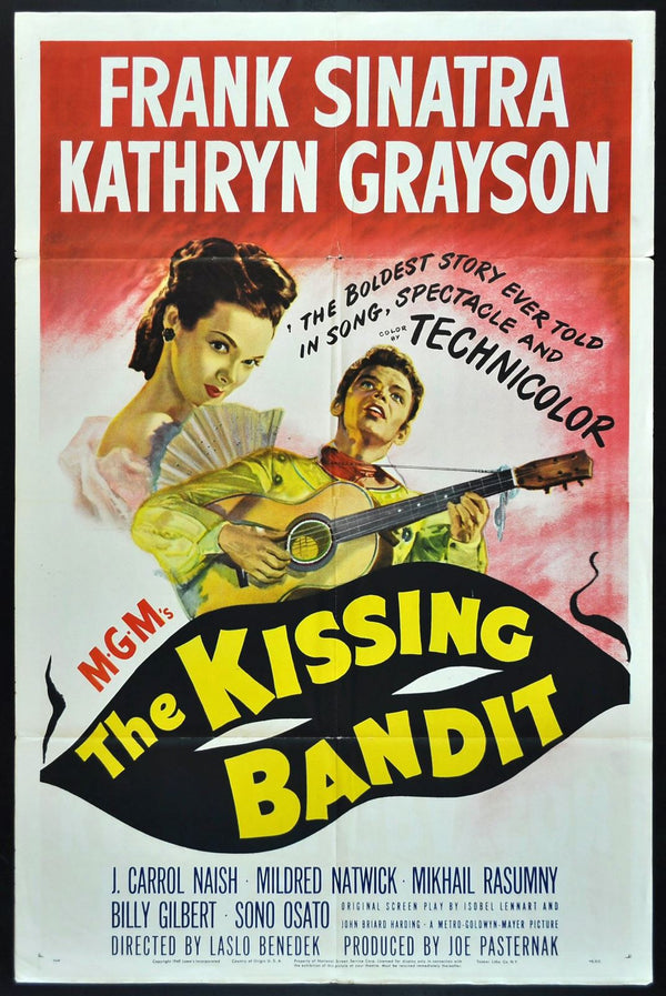Original The Kissing Bandit movie poster