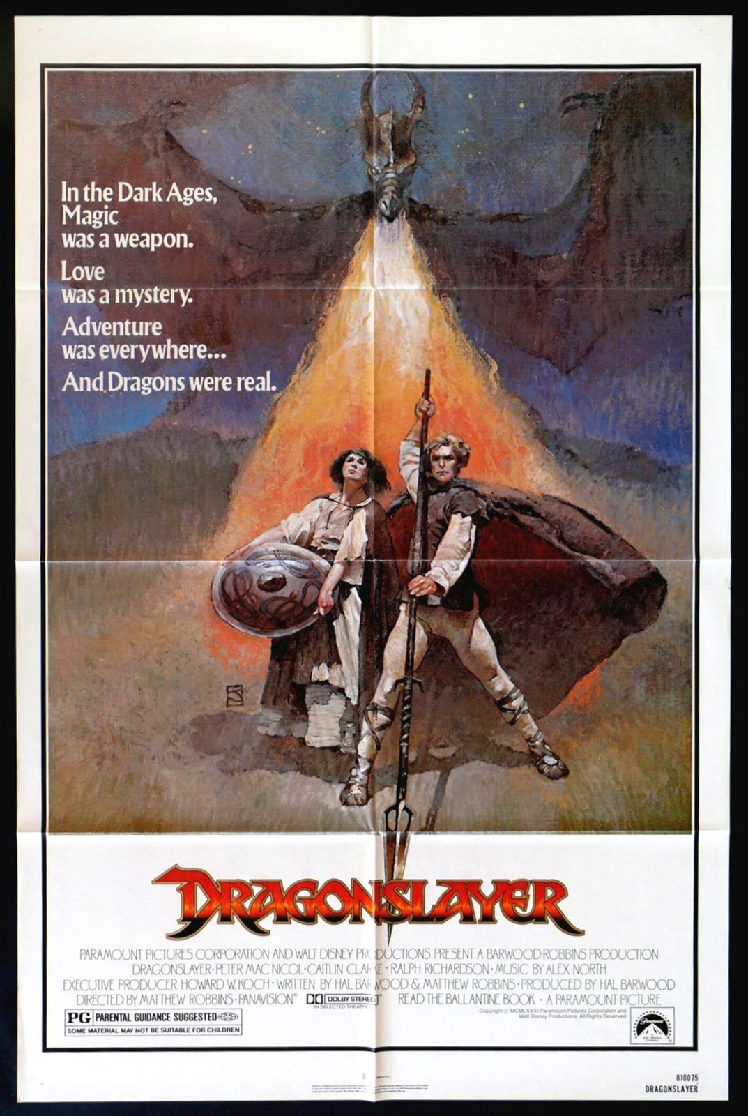 Original Dragon Slayer movie poster