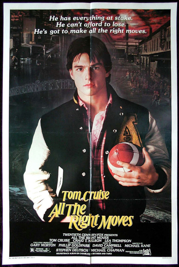 Original All the Right Moves movie poster