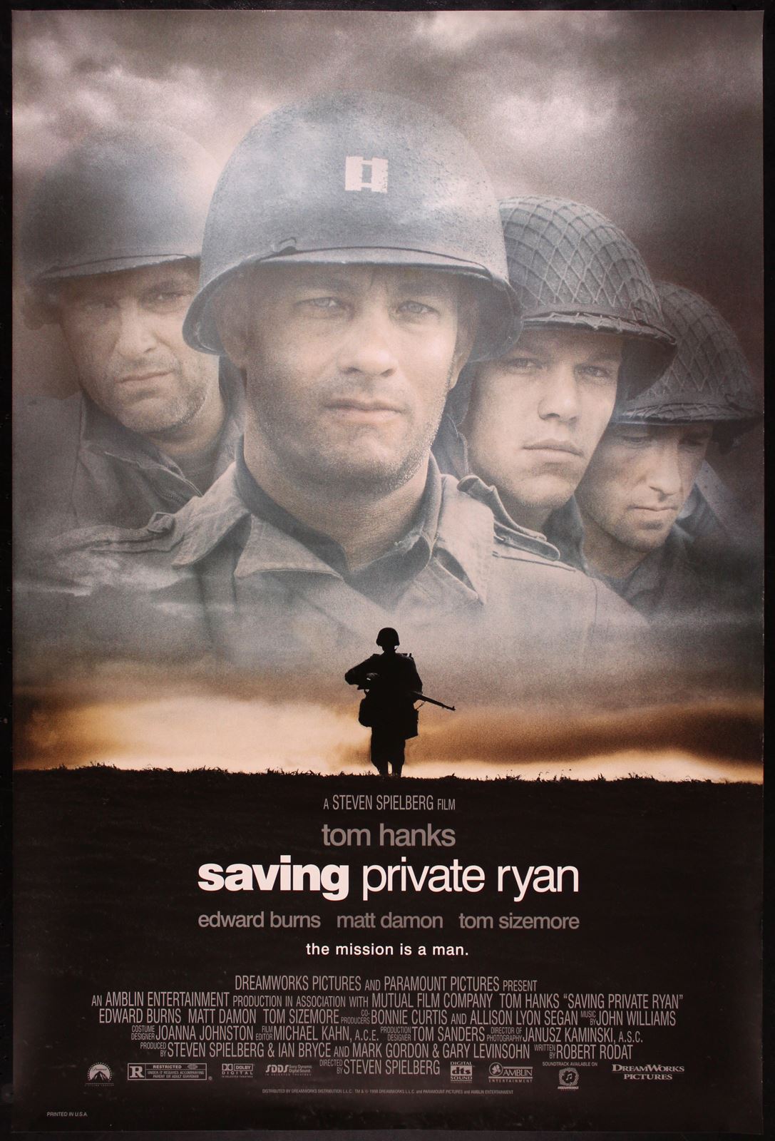 Original Saving Private Ryan movie poster