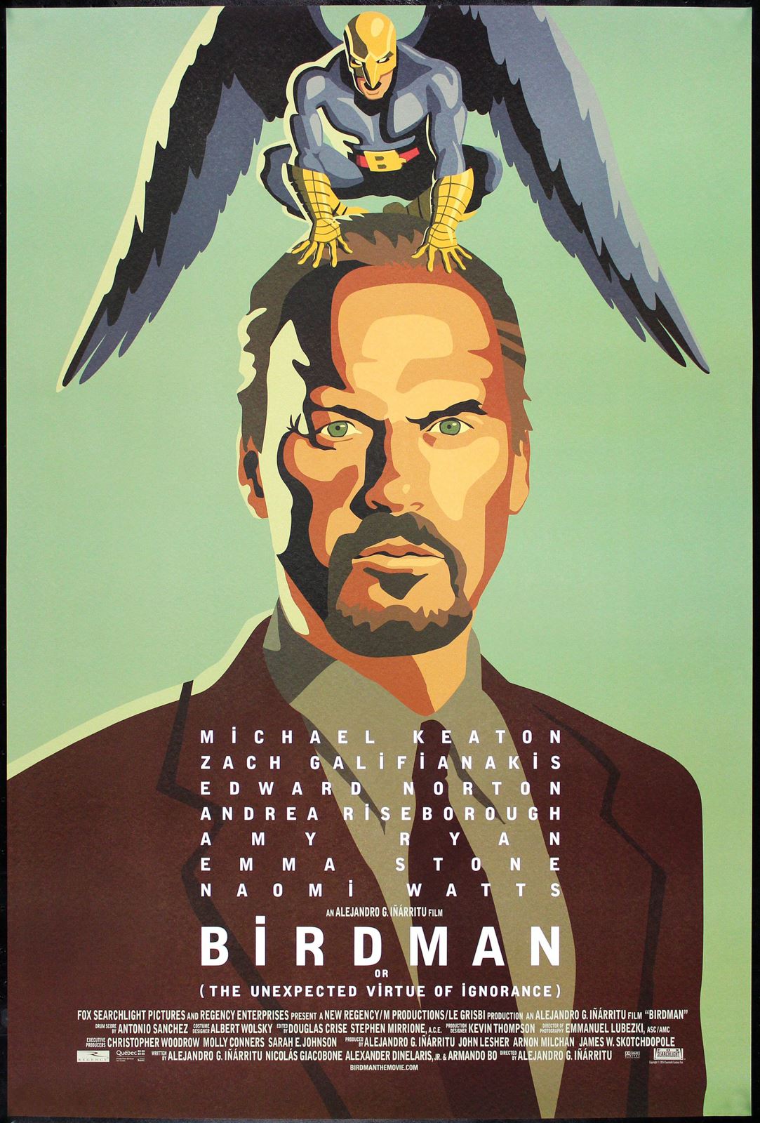Original Birdman movie poster