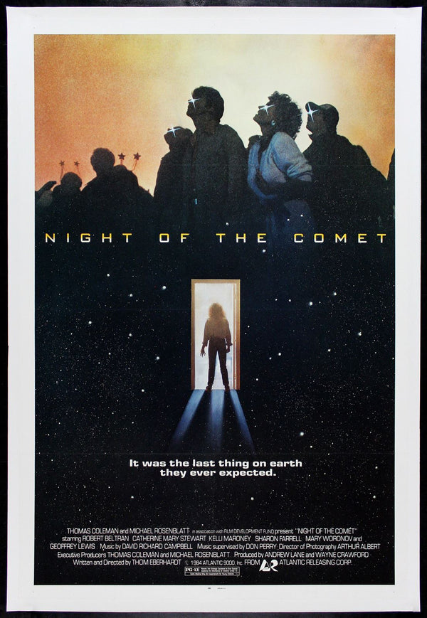 Original Night of the Comet movie poster