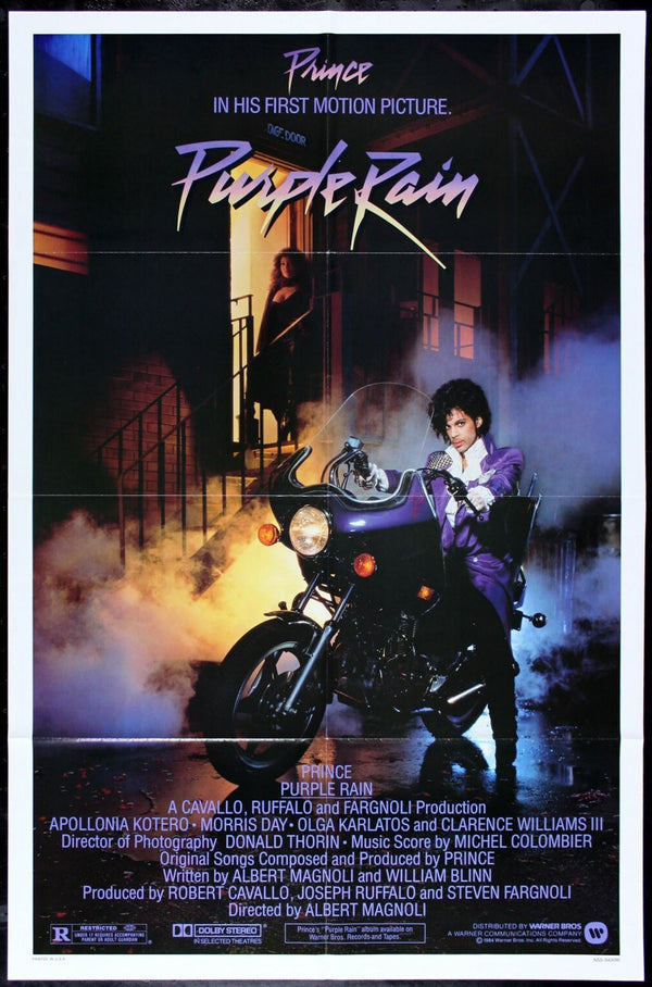 Original Purple Rain movie poster