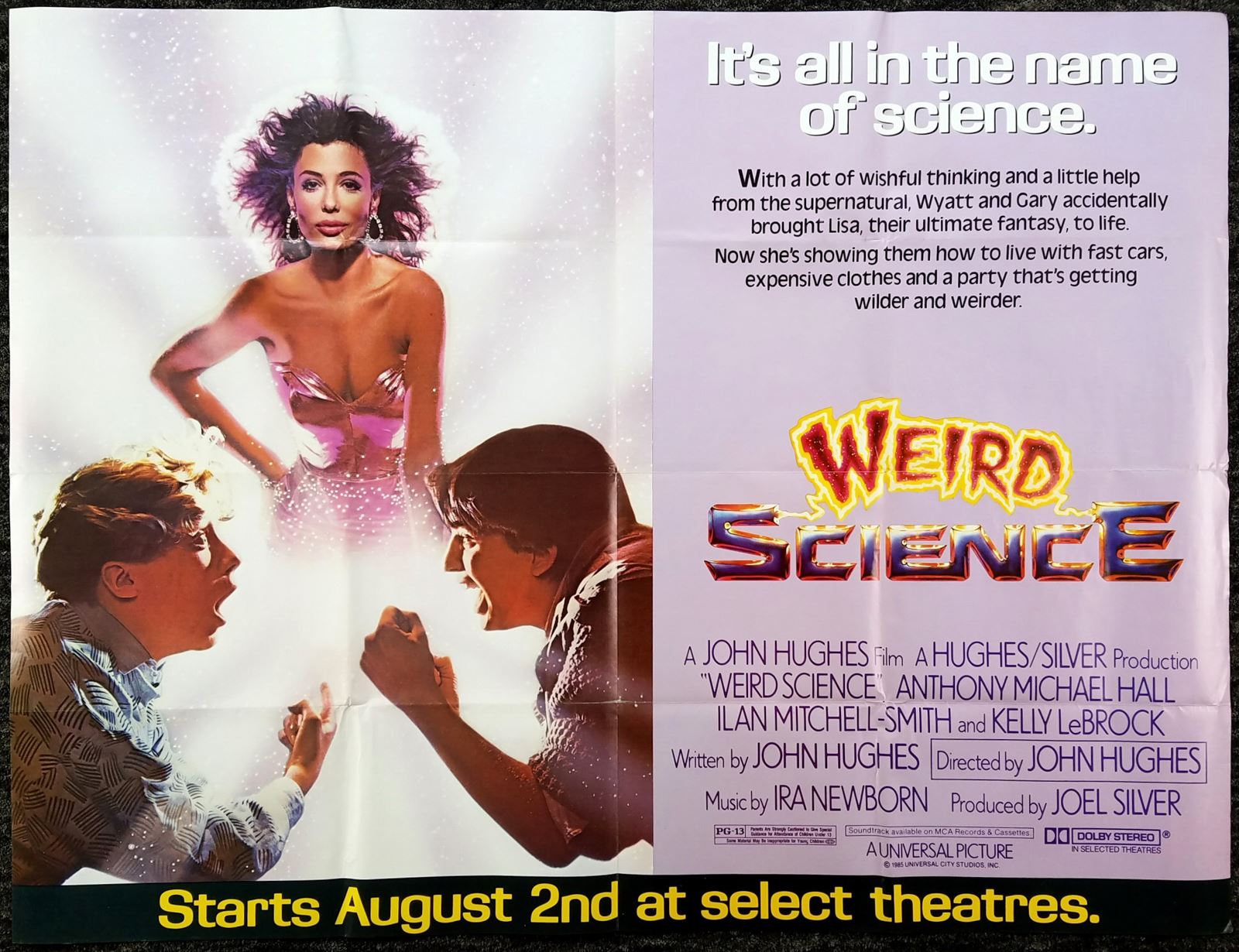 Original Weird Science movie poster