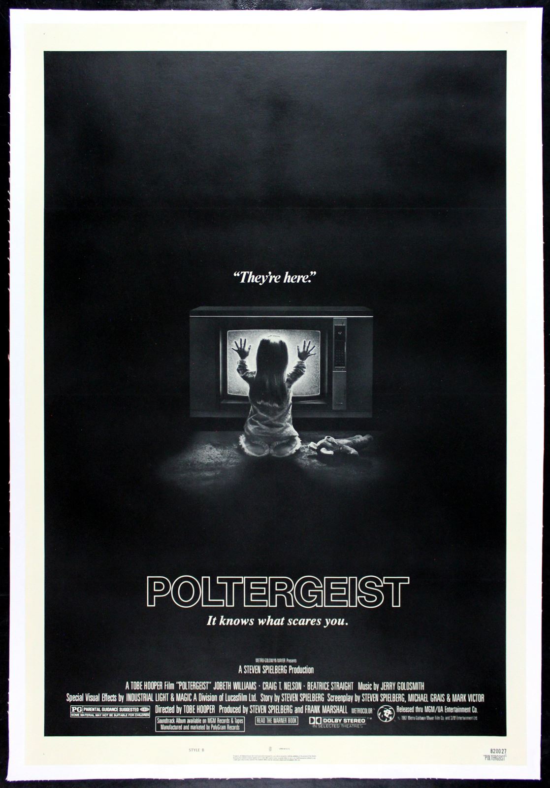 Original Poltergeist movie poster