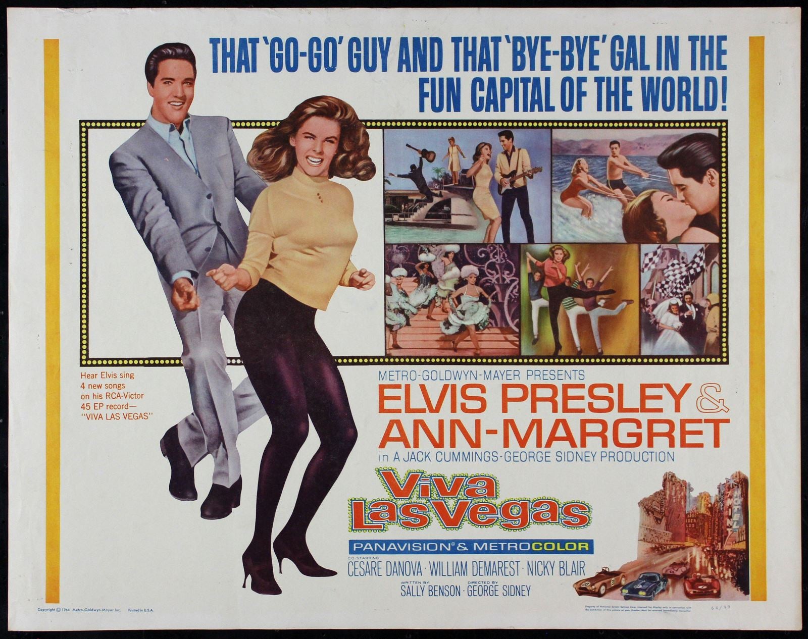 Original Viva Las Vegas movie poster