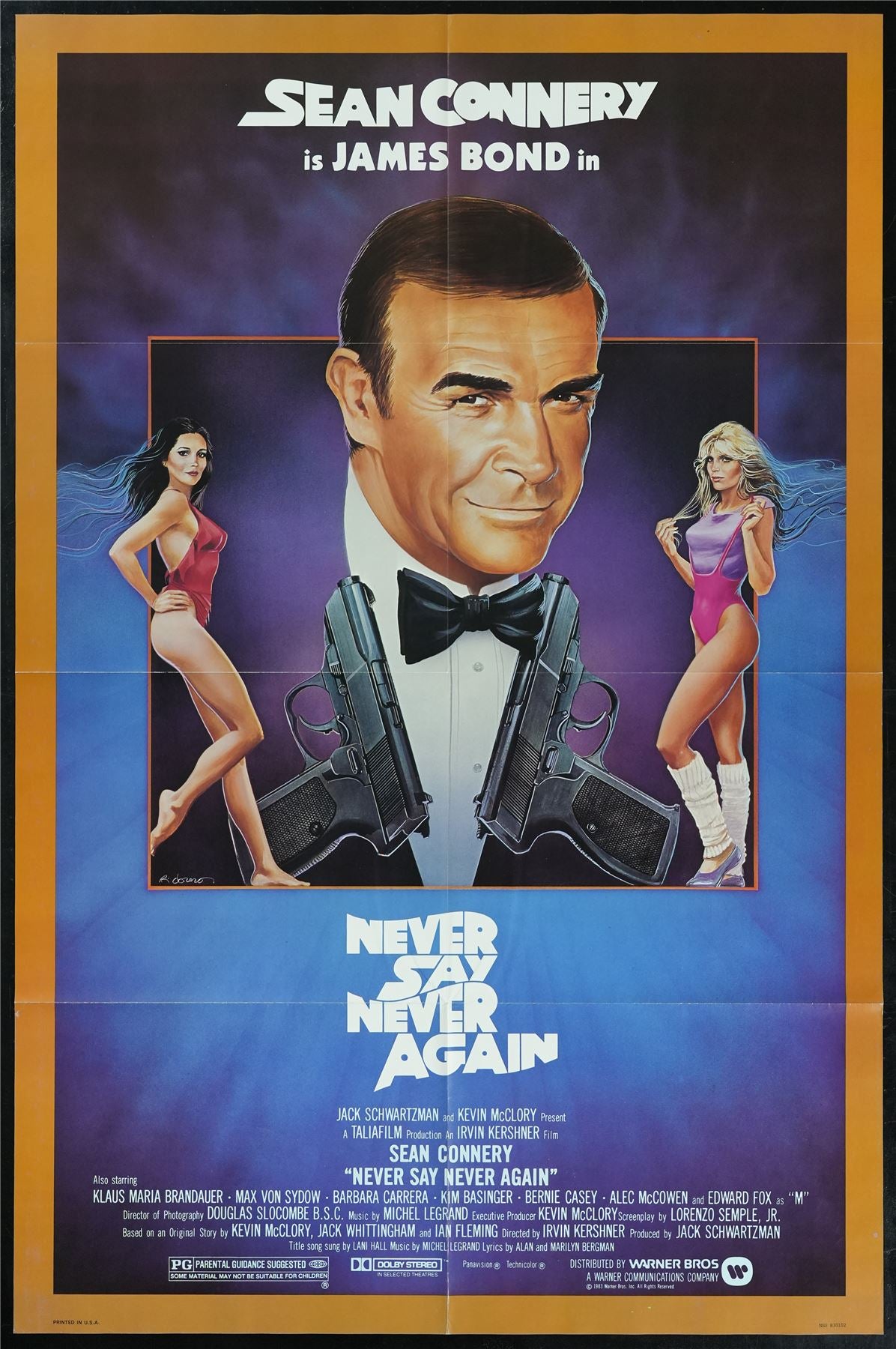 Original Never Say Never Again movie poster