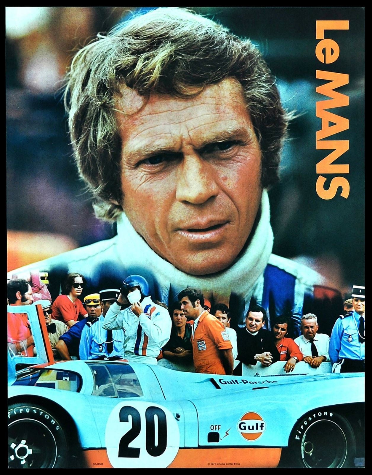 Original Le Mans movie poster