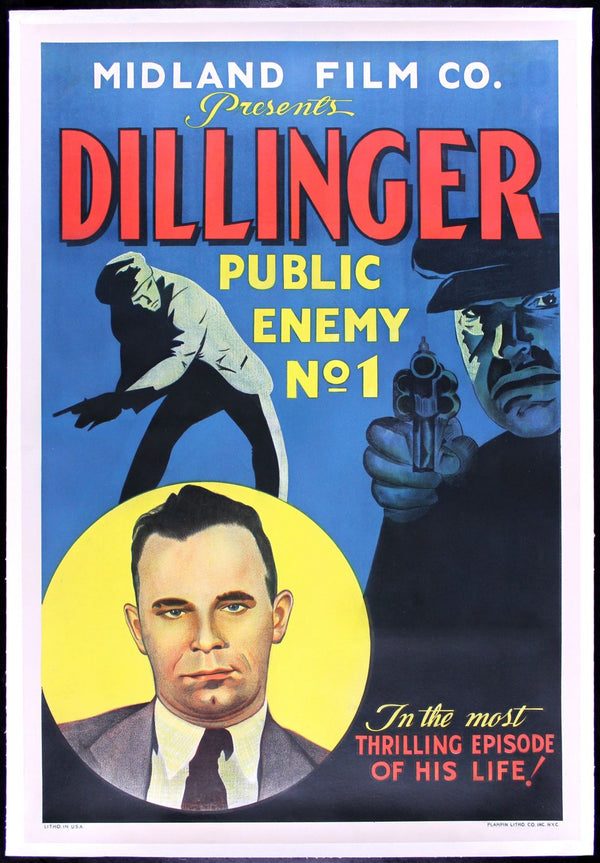 Original Dillinger: Public Enemy No. 1 movie poster