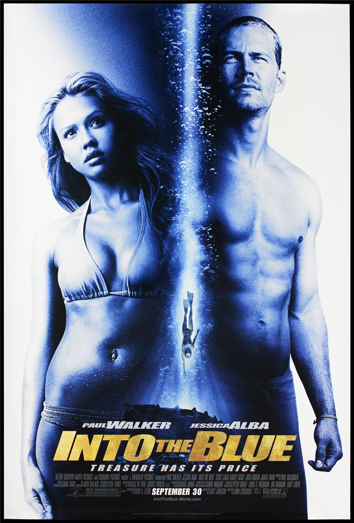 Original Into the Blue movie poster